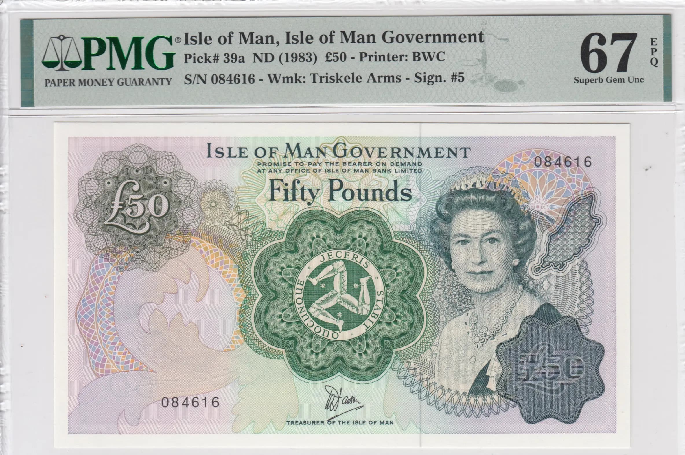 50 pounds 1983 from Isle of Man, P-39a (1983) — image 1