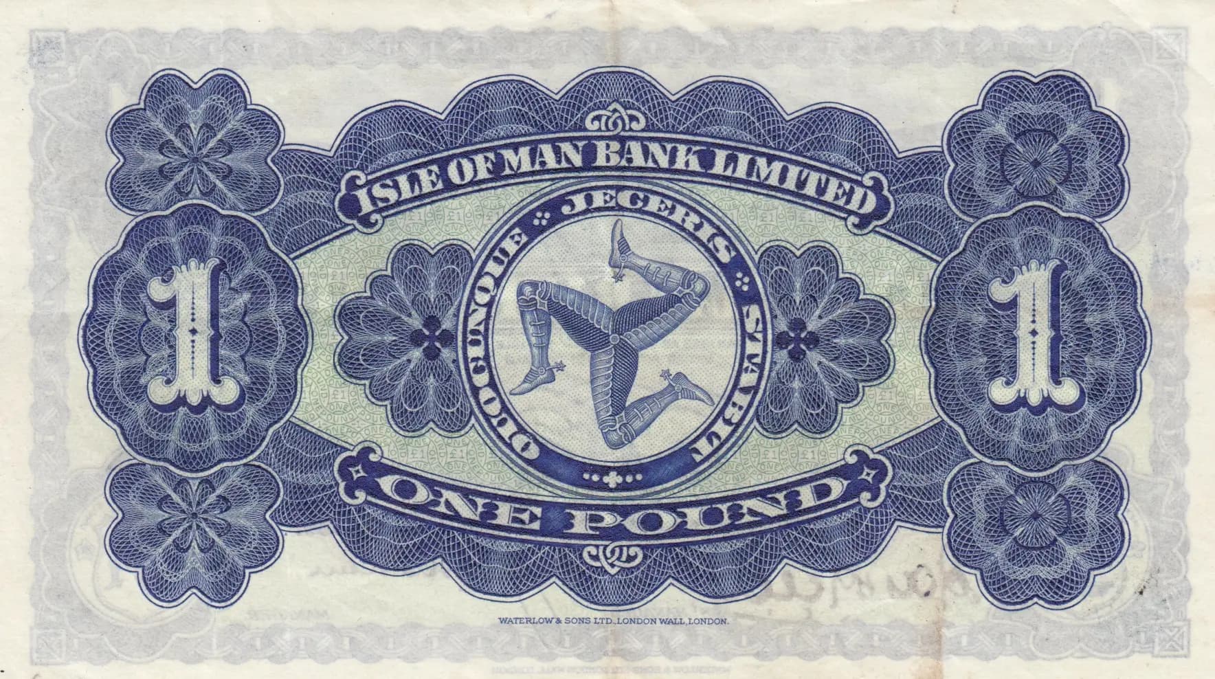 1 pound 1950 from Isle of Man, P-6b (1950) — image 2