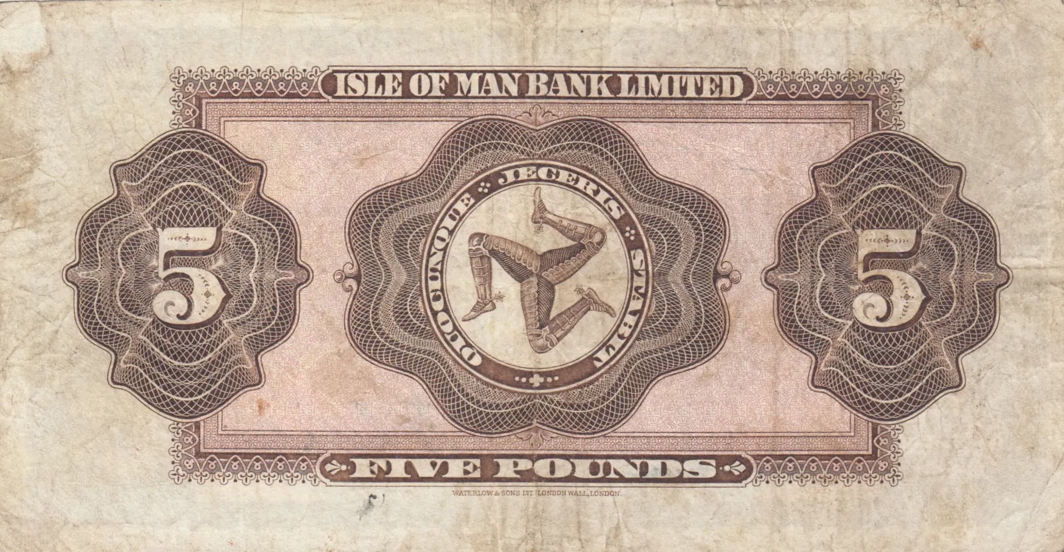 5 pounds 1936 from Isle of Man, P-6Aa (1936) — image 2