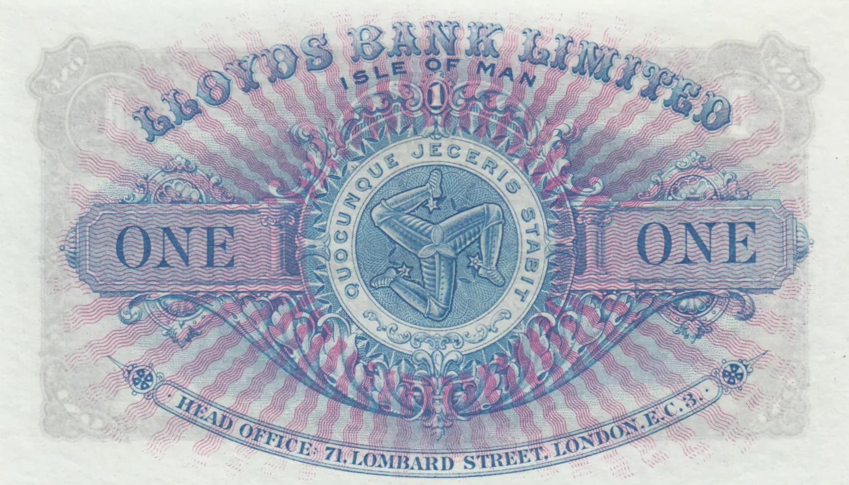 1 pound 1955 from Isle of Man, P-13r (1955) — image 2