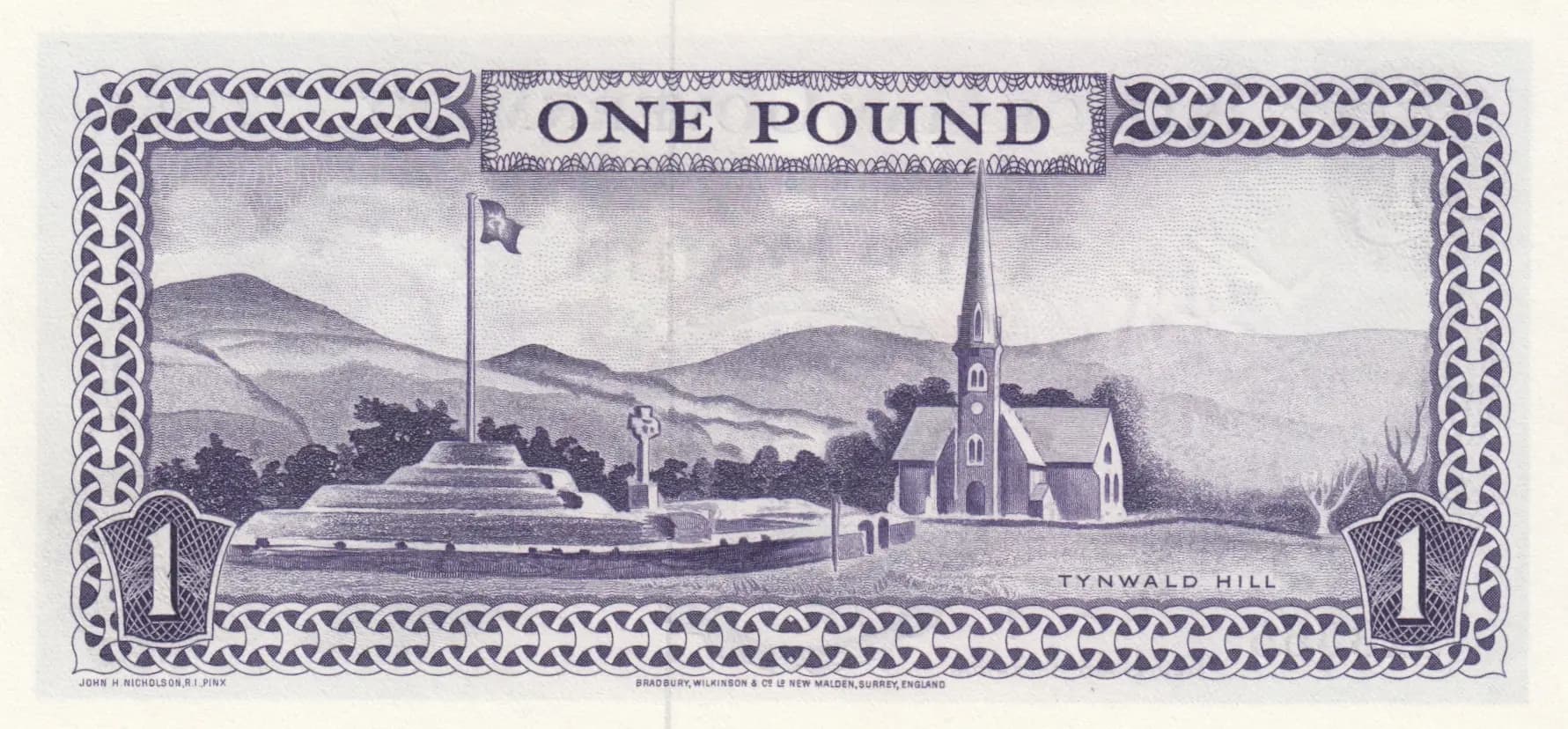 1 pound 1961 from Isle of Man, P-25a (1961) — image 2