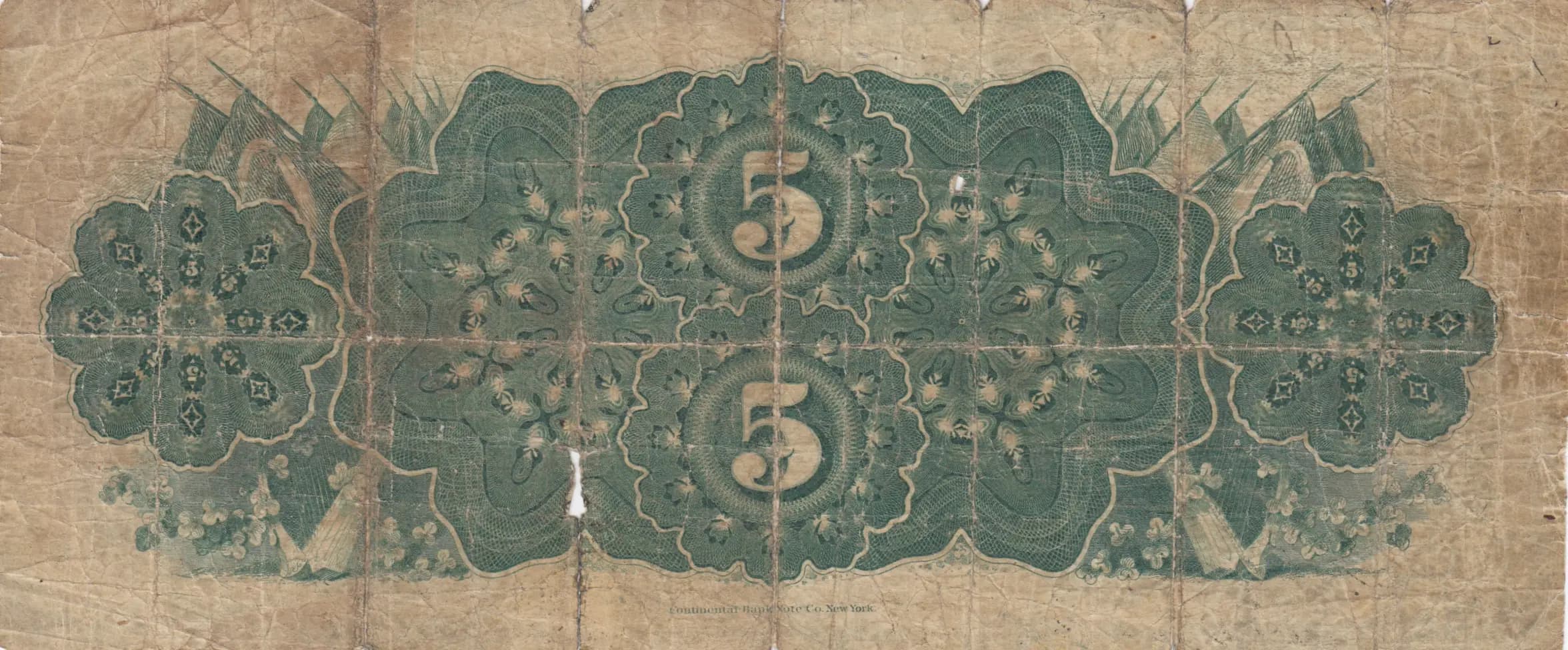 5 dollars 1866 from Ireland, P-S101 (1866) — image 2