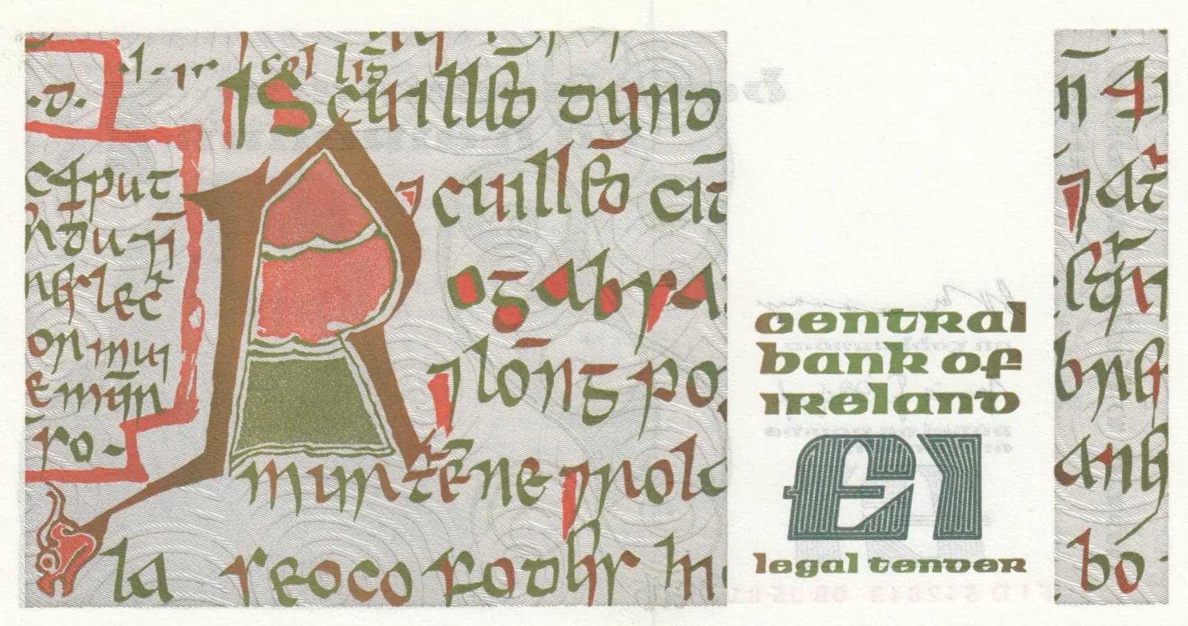 1 pound 1981 from Ireland, P-70b (1981) — image 2