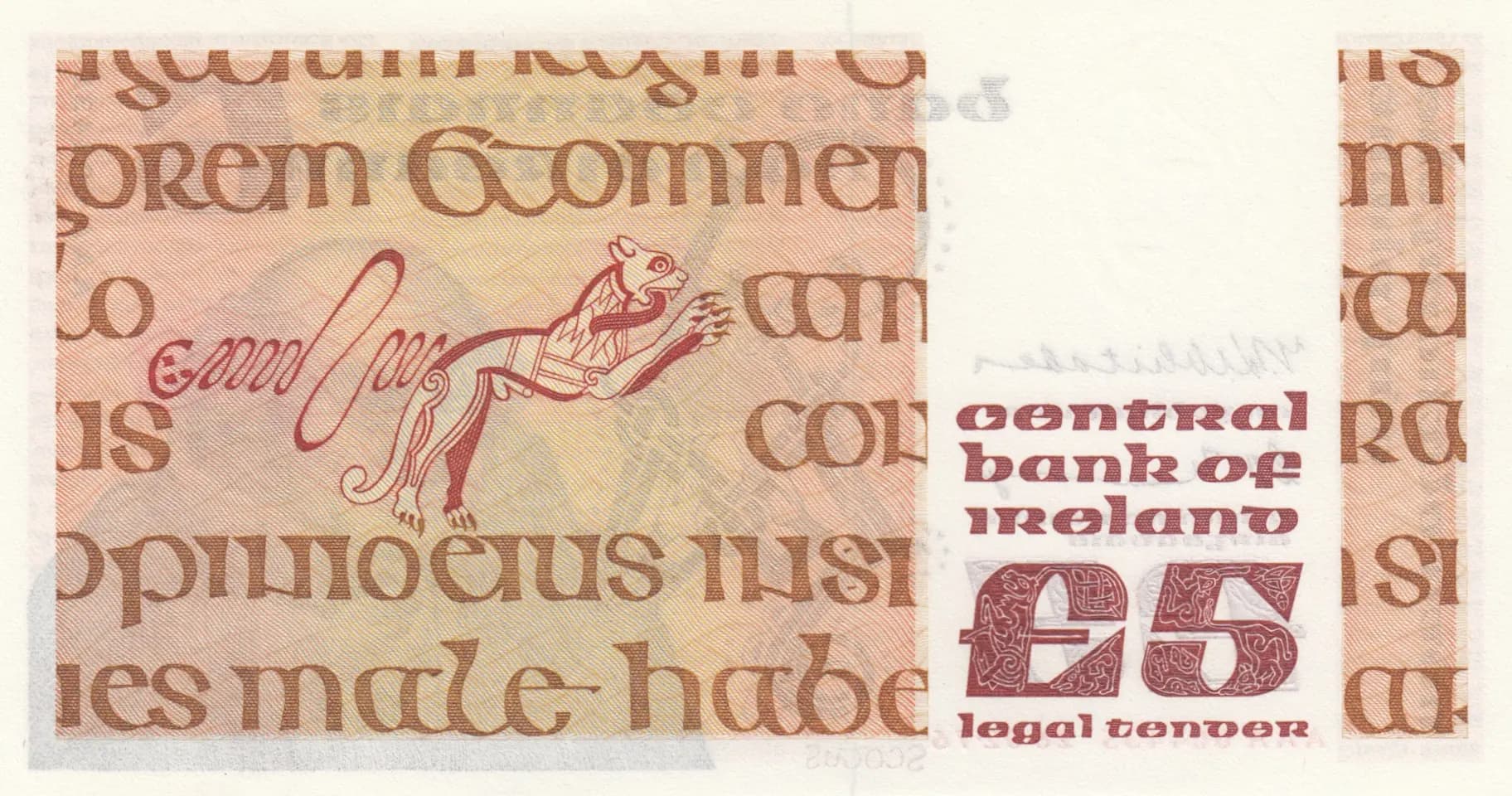 5 pounds 1976 from Ireland, P-71a (1976) — image 2