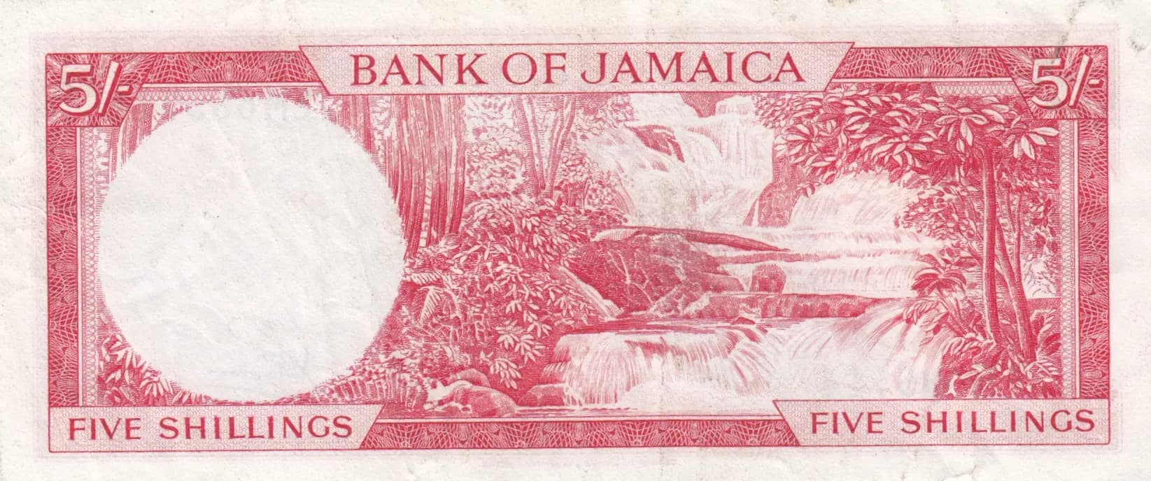 5 shillings 1964 from Jamaica, P-51Ab (1964) — image 2