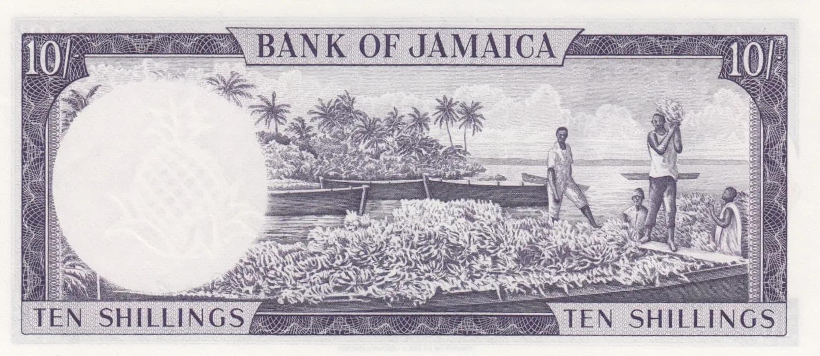 10 shillings 1964 from Jamaica, P-51Be (1964) — image 2
