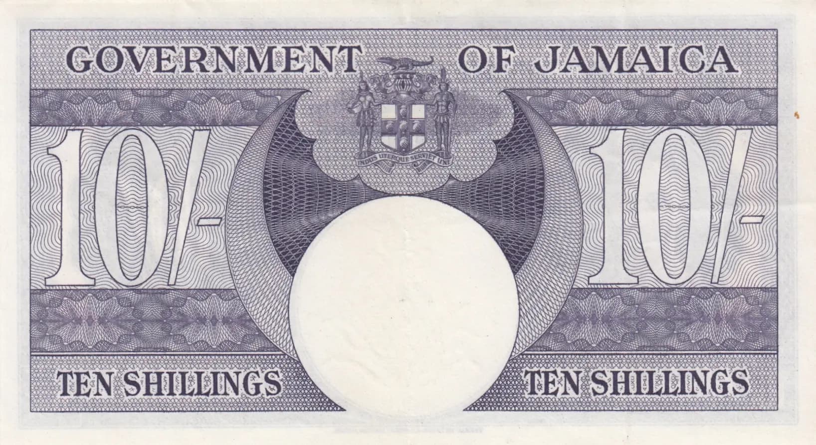 10 shillings 1960 from Jamaica, P-46 (1960) — image 2