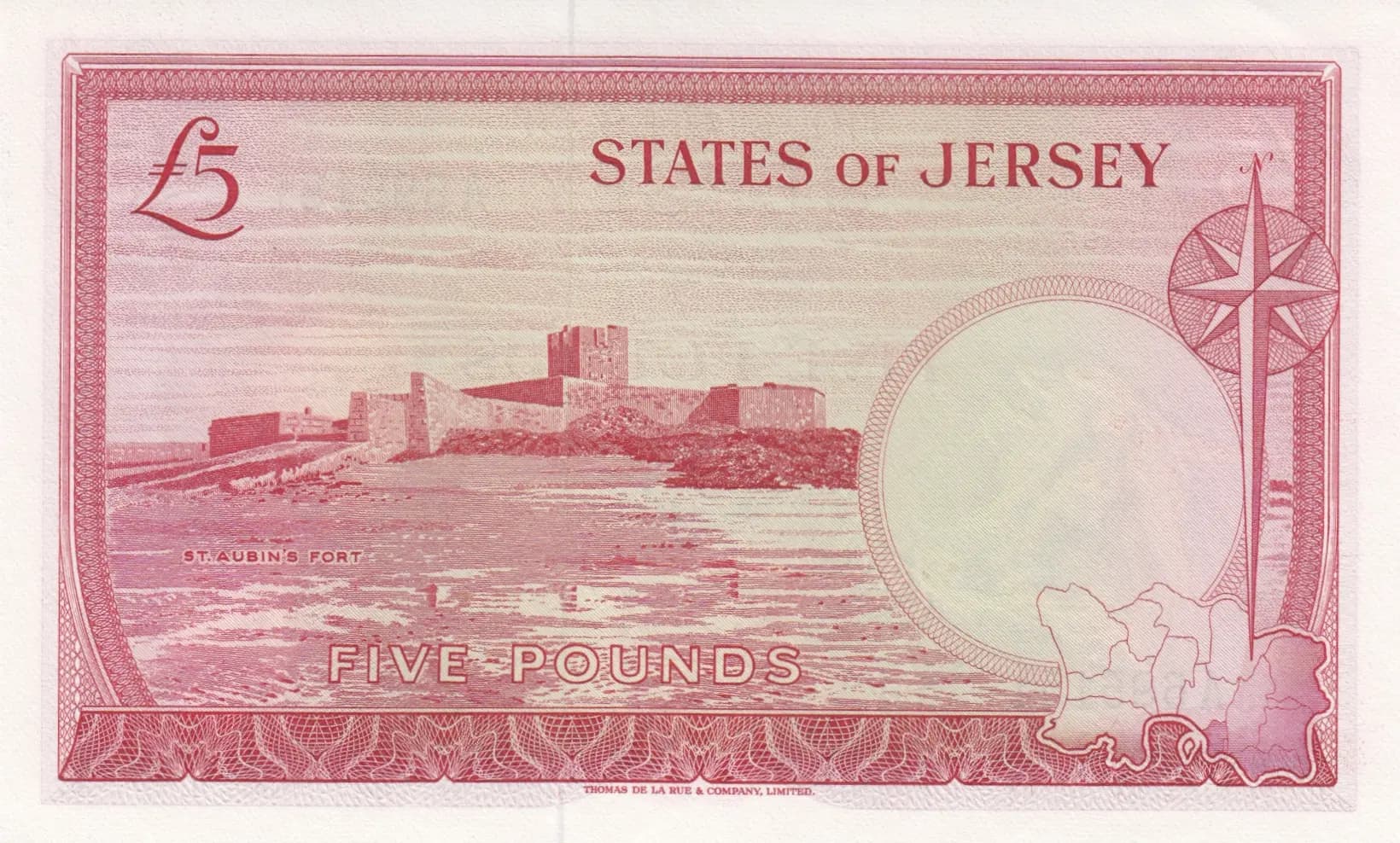 5 pounds 1963 from Jersey, P-9a (1963) — image 2