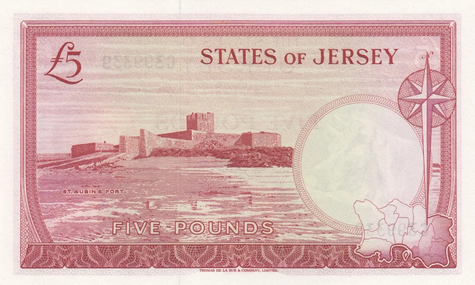 5 pounds 1963 from Jersey, P-9b (1963) — image 2