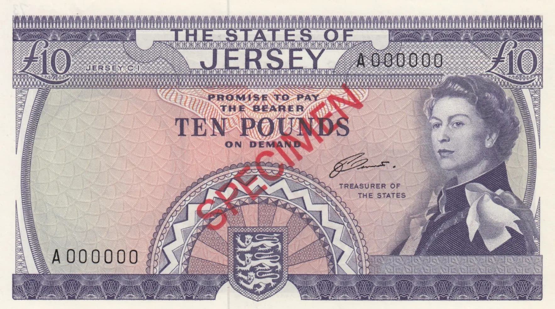 10 pounds 1963 specimen from Jersey, P-10s