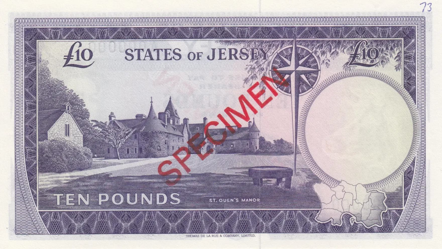 10 pounds 1963 specimen from Jersey, P-10s (1963) — image 2