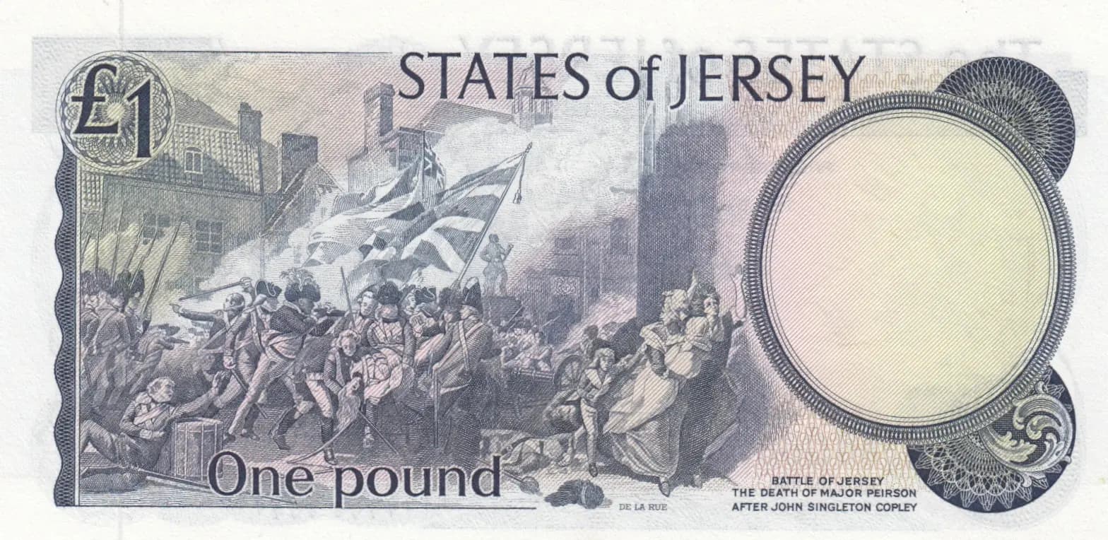1 pound 1976 from Jersey, P-11a (1976) — image 2