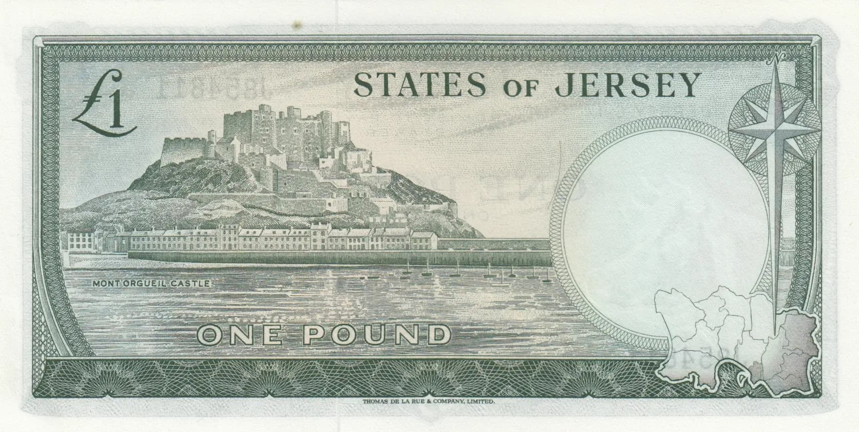 1 pound 1963 from Jersey, P-8b (1963) — image 2