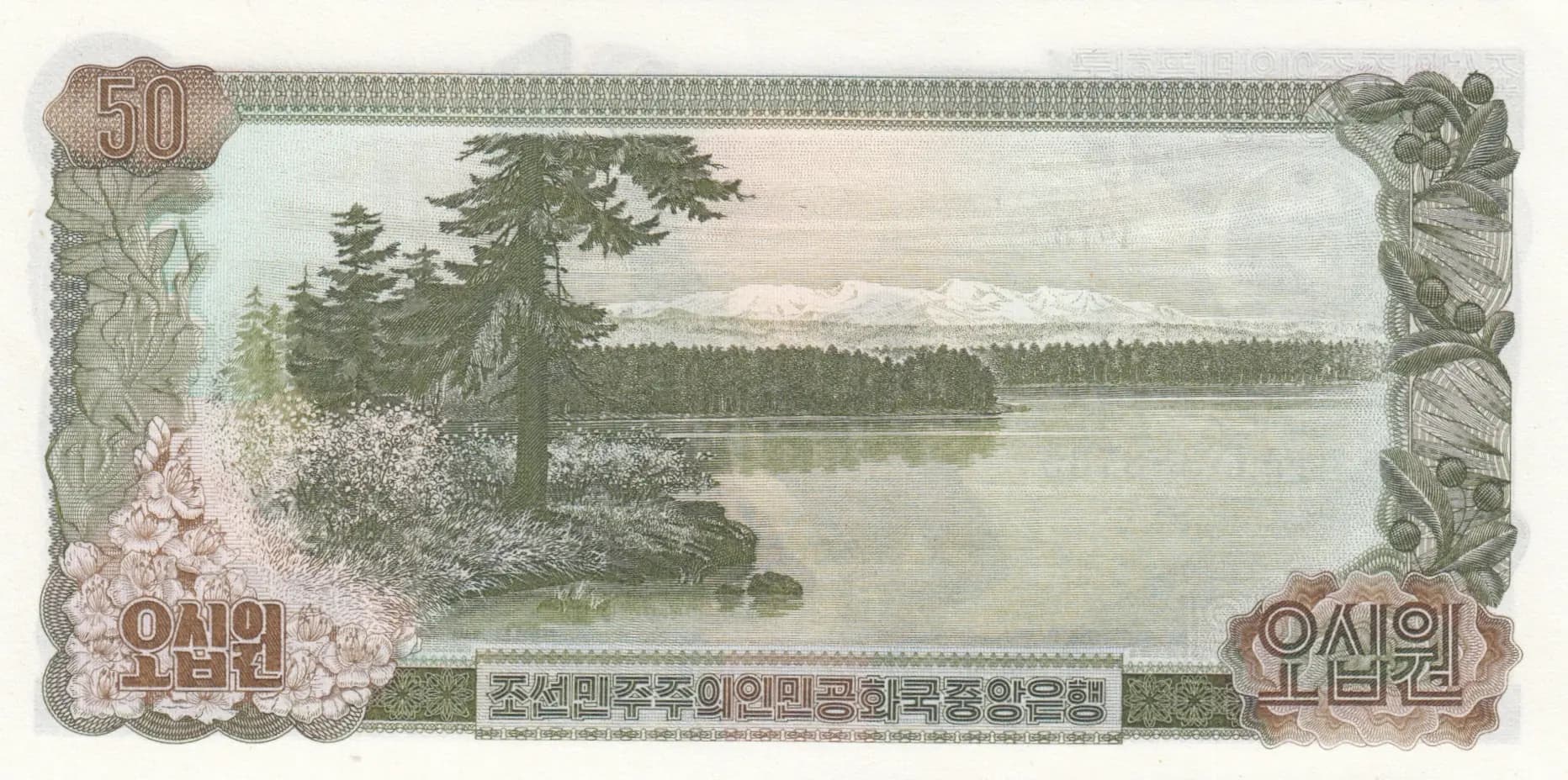 50 won 1978 from Korea North, P-21a (1978) — image 2