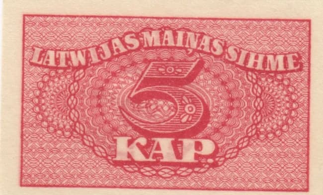 5 kapeikas 1920 from Latvia, P-9 (1920) — image 2
