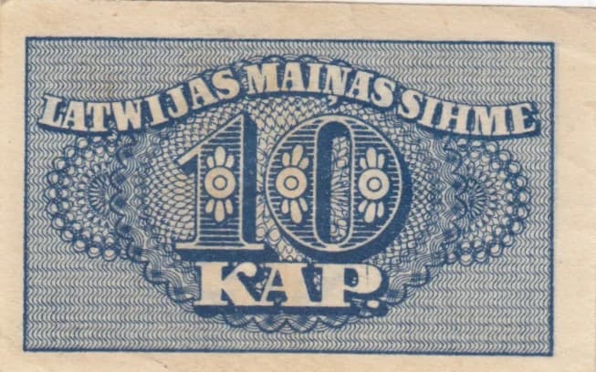 10 kapeikas 1920 from Latvia, P-10 (1920) — image 1