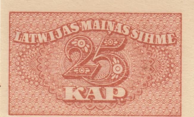 25 kapeikas 1920 from Latvia, P-11 (1920) — image 1