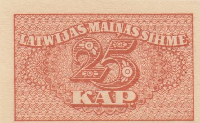 25 kapeikas 1920 from Latvia, P-11 (1920) — image 2