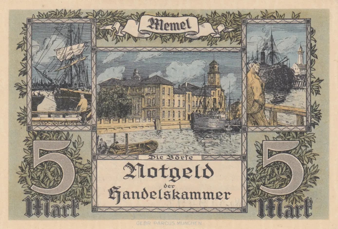 5 mark 1922 from Memel, P-4b (1922) — image 2