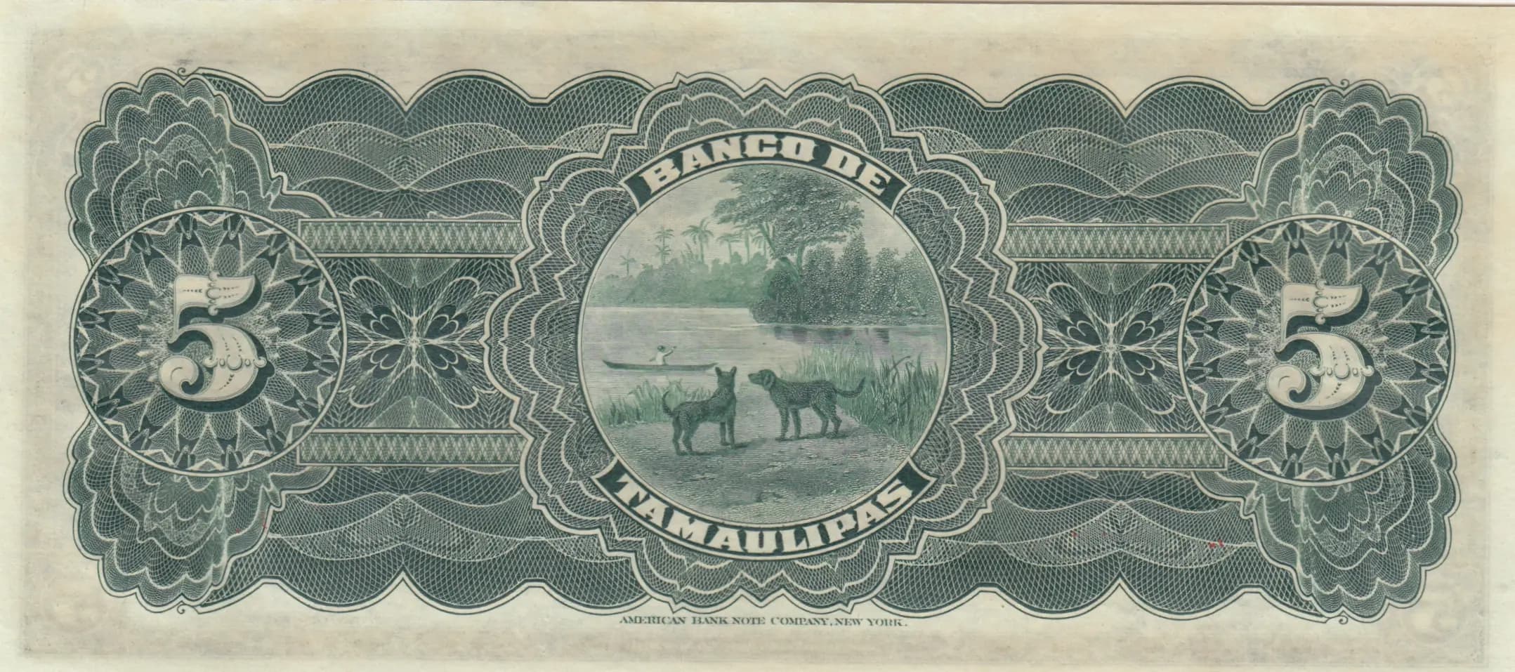 5 pesos 1902-14 from Mexico, P-S429r (1902) — image 2