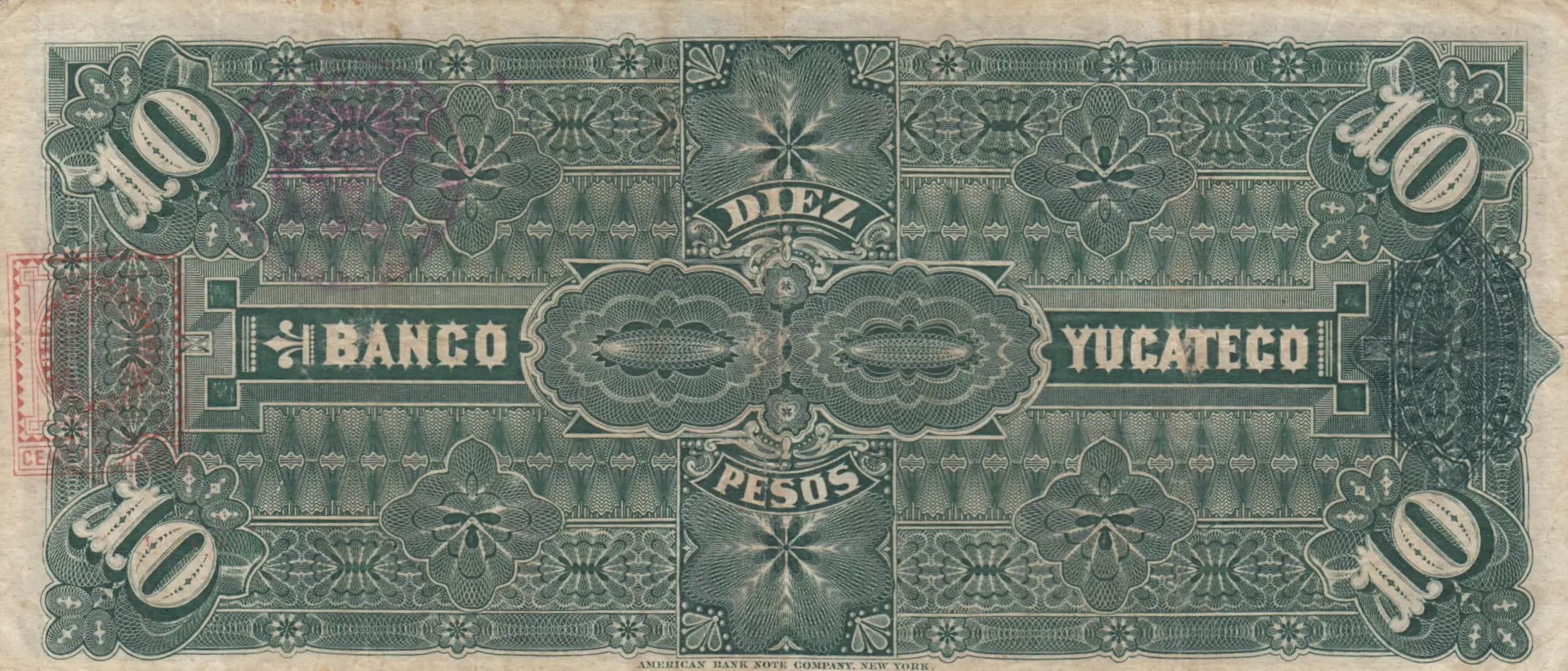 10 pesos 190? from Mexico, P-S468a () — image 2