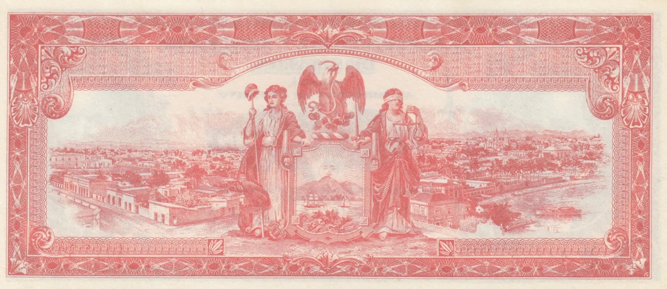 5 pesos 1915 from Mexico, P-S1044a (1915) — image 2