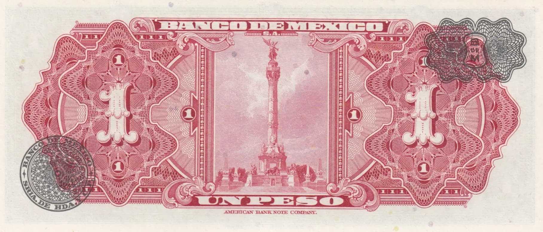 1 peso 1959 from Mexico, P-59f (1959) — image 2