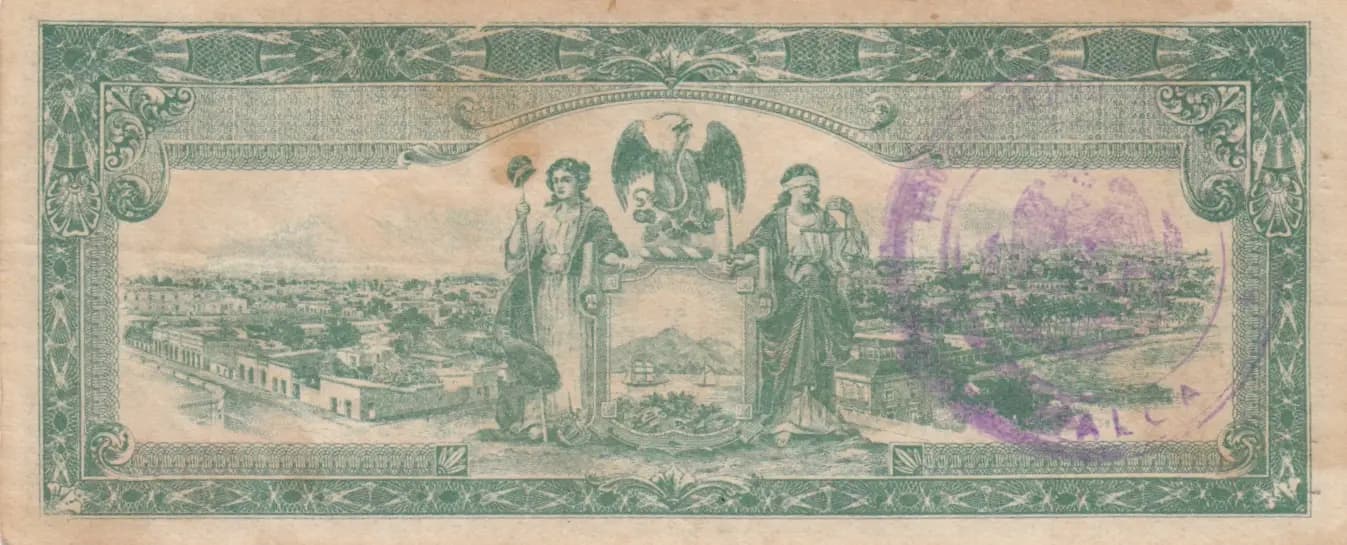 25 centavos 1915 from Mexico, P-S1041 (1915) — image 2