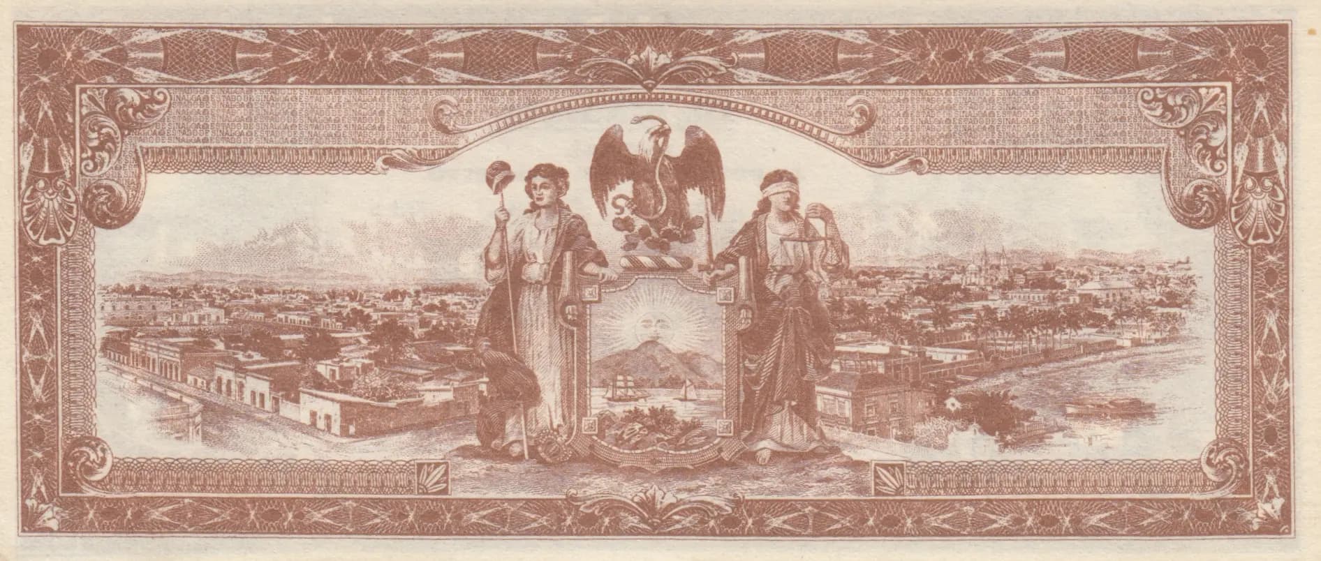 1 peso 1915 from Mexico, P-S1043c (1915) — image 2