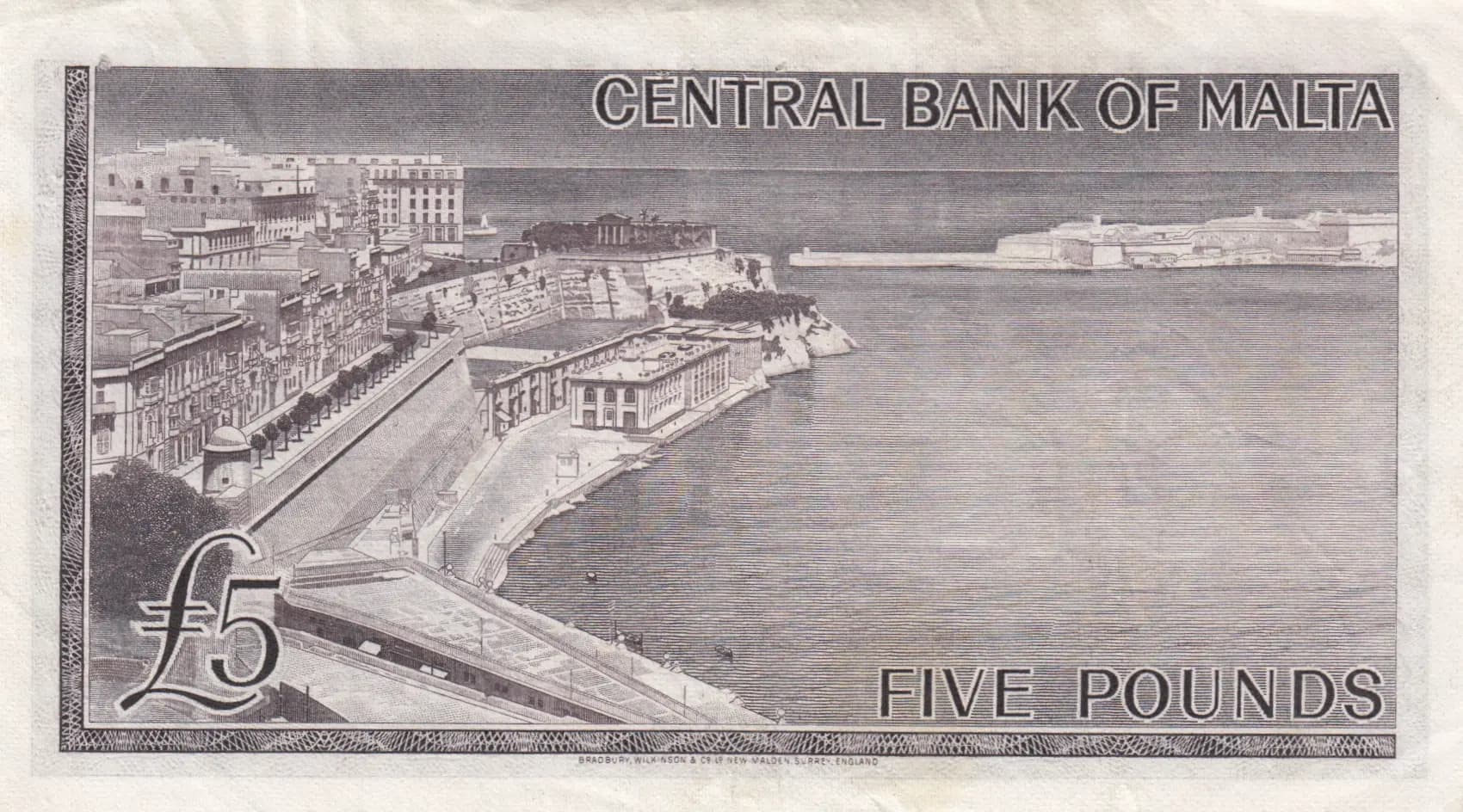 5 pounds 1968 from Malta, P-30 (1968) — image 2
