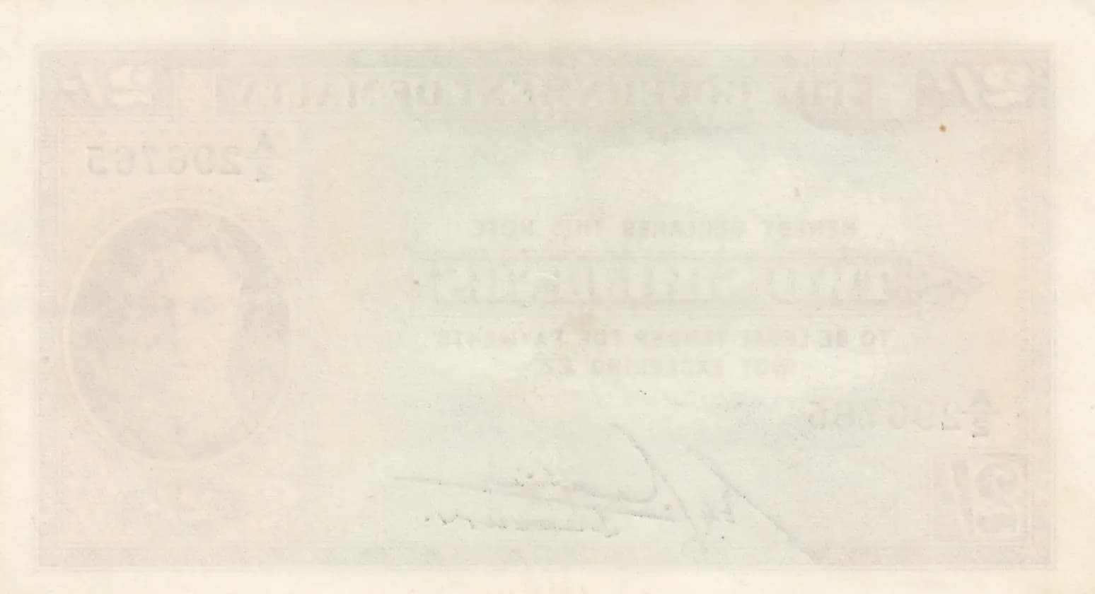 2 shillings  1942 from Malta, P-17b (1942) — image 2