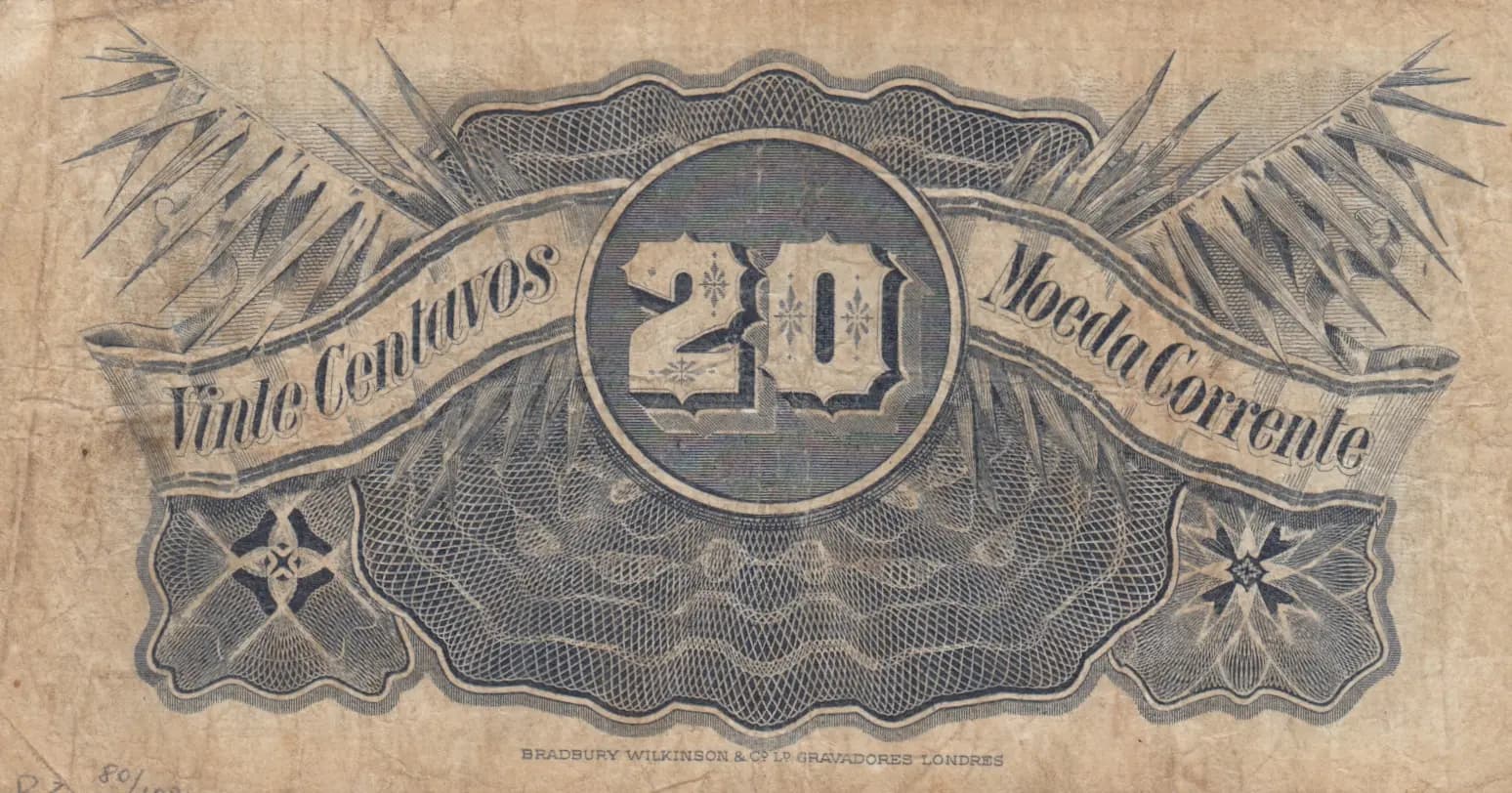 20 centavos 1919 from Mozambique, P-R2 (1919) — image 2