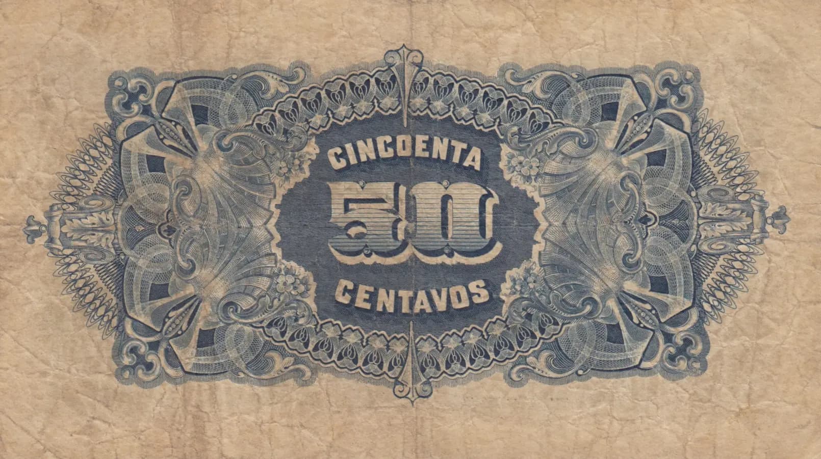 50 centavos 1919 from Mozambique, P-R3b (1919) — image 2