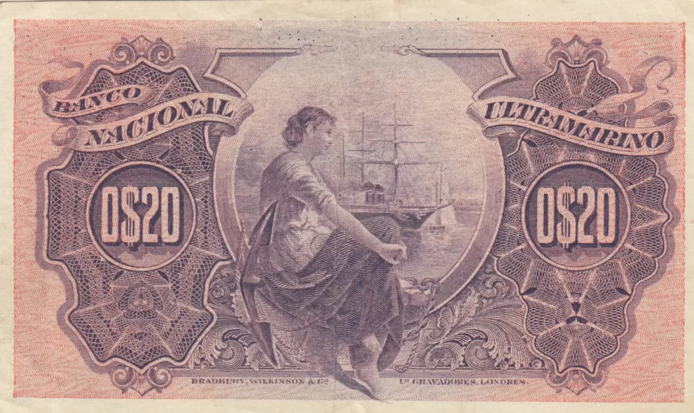 20 centavos 1914 from Mozambique, P-60 (1914) — image 2