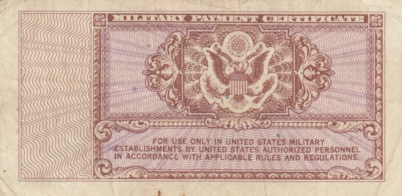 10 cents 1948 from United States of America, P-M16 (1948) — image 2