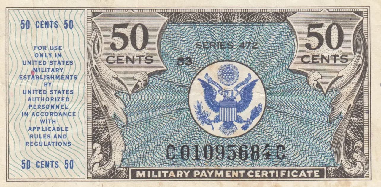 50 cents 1948 from United States of America, P-M18 (1948) — image 1