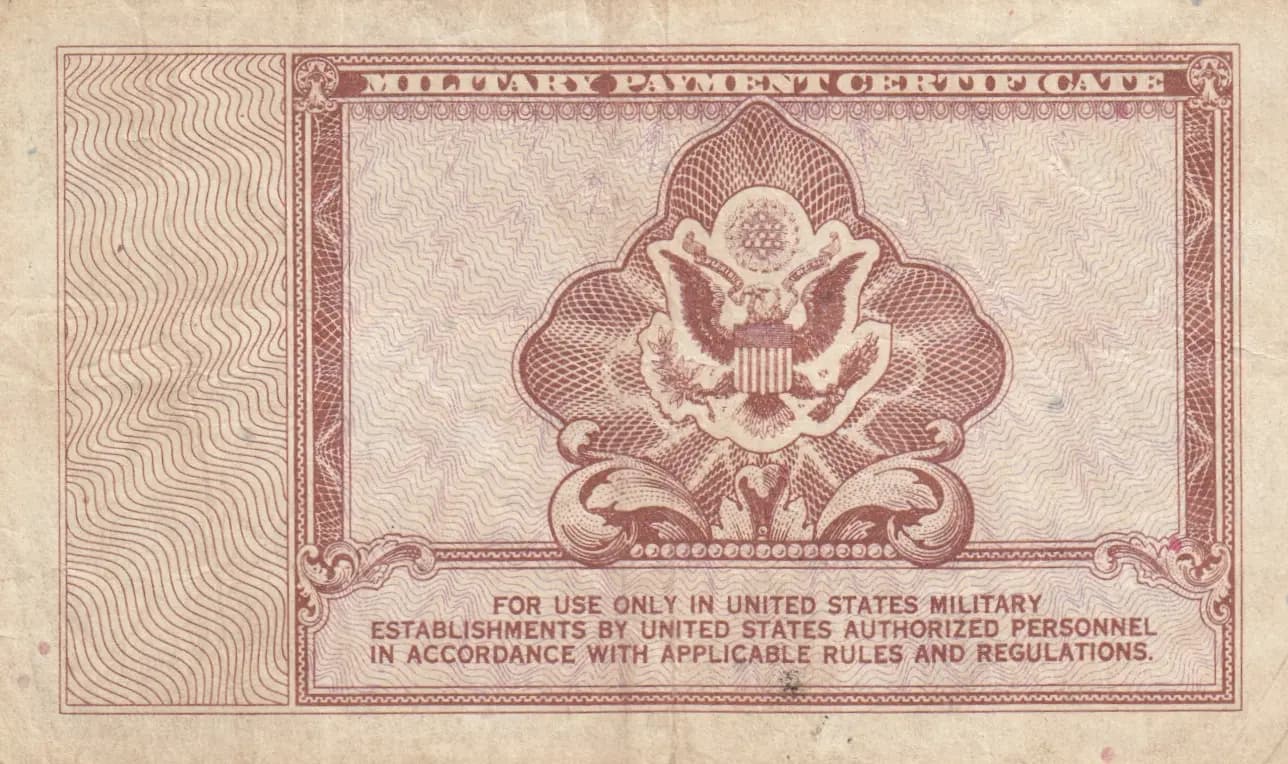 1 dollar 1948 from United States of America, P-M19 (1948) — image 2