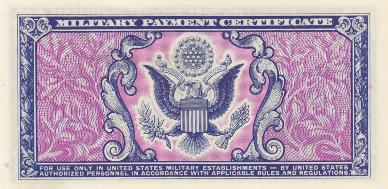 10 cents 1951-54 from United States of America, P-M23 (1951) — image 2