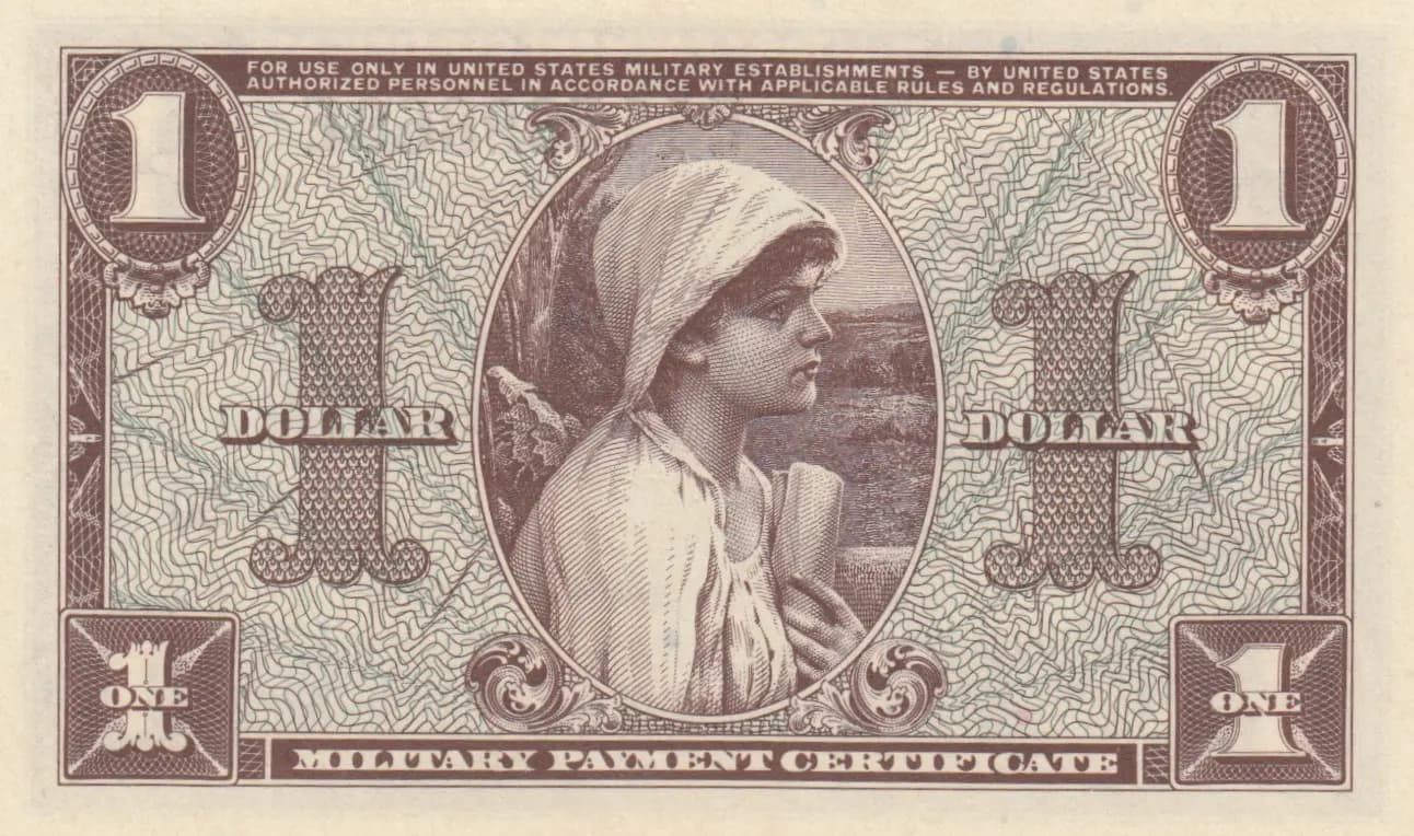 1 dollar 1954-58 from United States of America, P-M33 (1954) — image 2