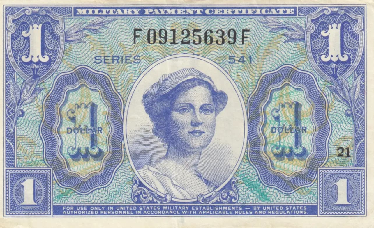 1 dollar 1958-61 from United States of America, P-M40