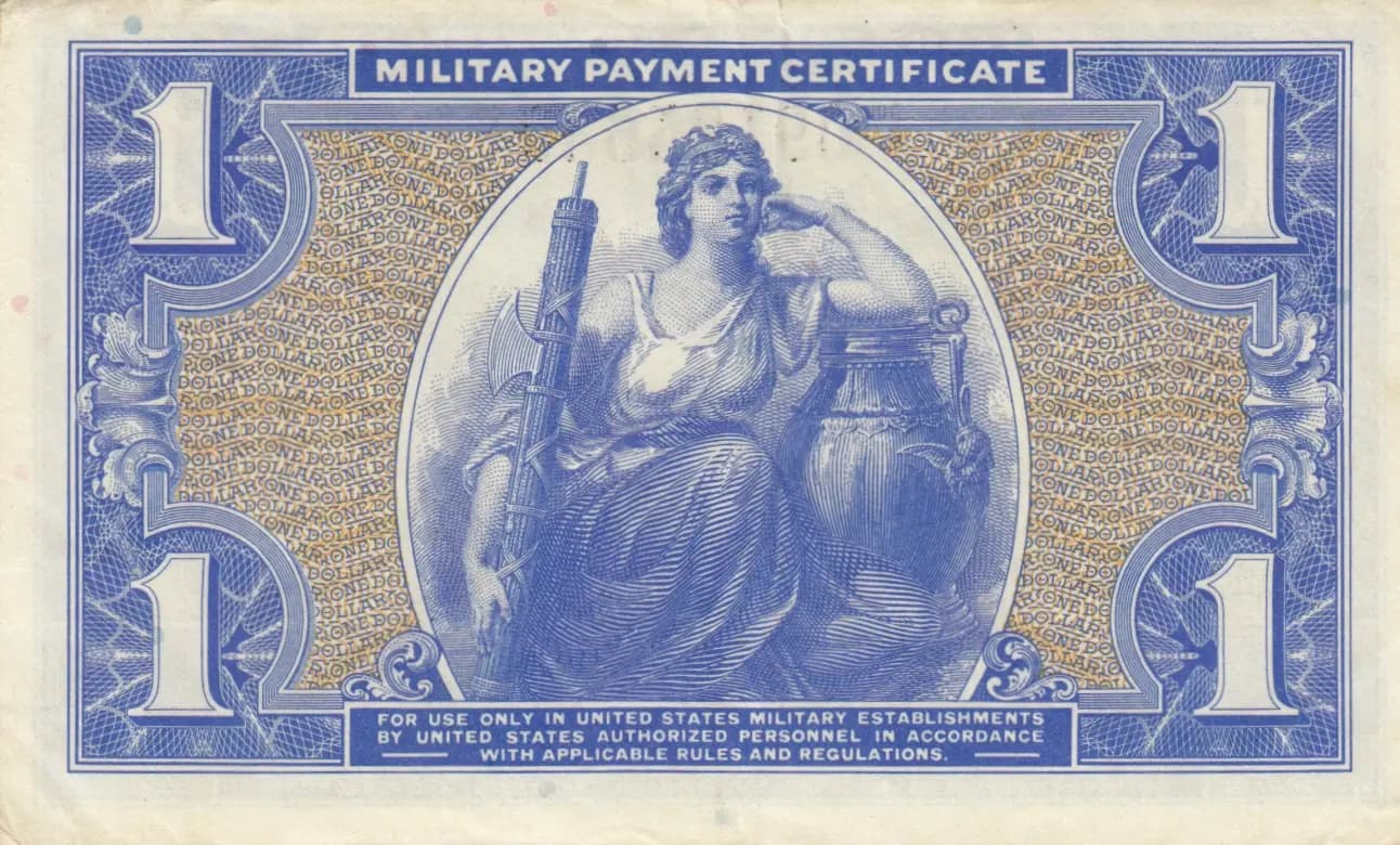 1 dollar 1958-61 from United States of America, P-M40 (1958) — image 2