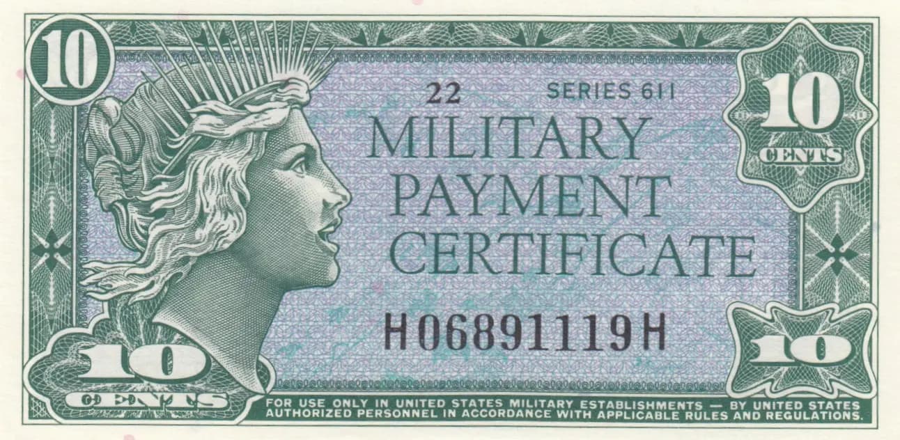 10 cents 1964 from United States of America, P-M51 (1964) — image 1