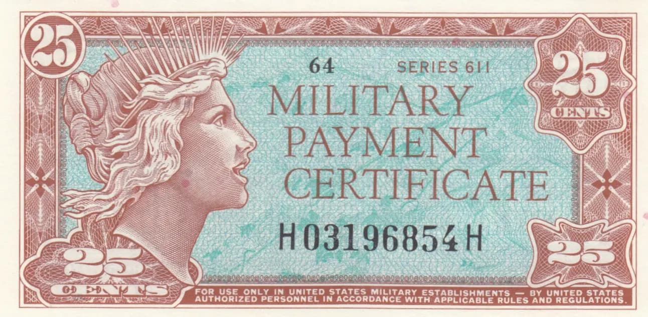 25 cents 1964 from United States of America, P-M52 (1964) — image 1