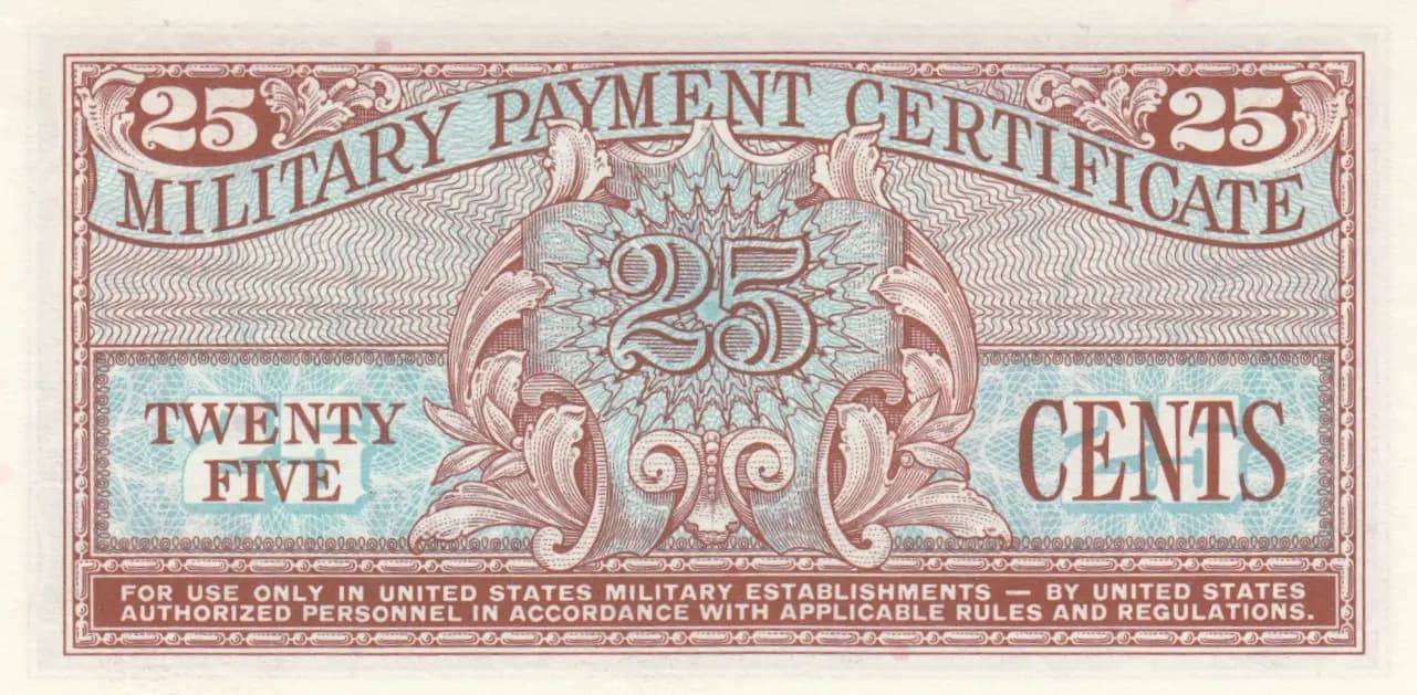 25 cents 1964 from United States of America, P-M52 (1964) — image 2