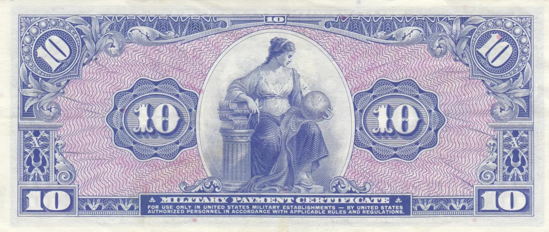 10 dollars 1964 from United States of America, P-M56 (1964) — image 2