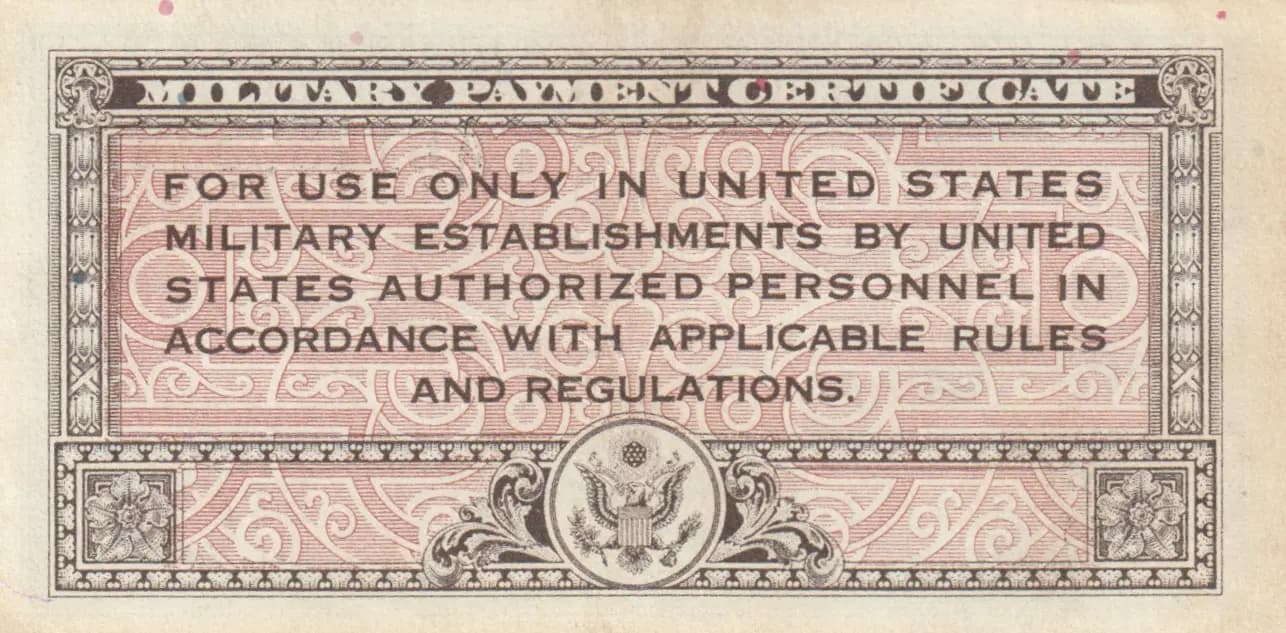50 cents 1946-47 from United States of America, P-M4 (1946) — image 2