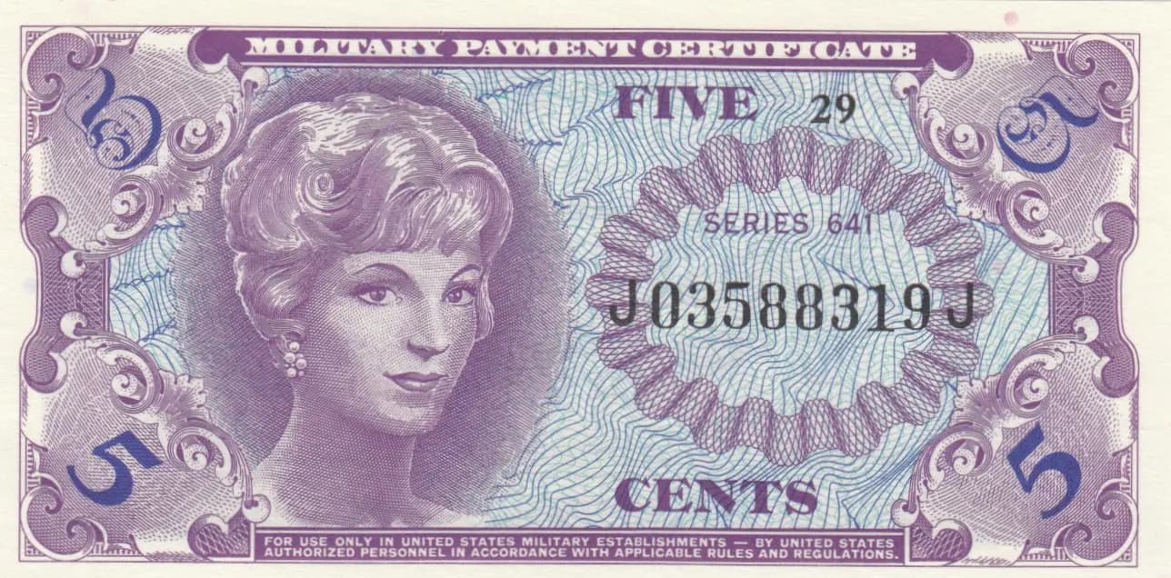 5 cents 1965 from United States of America, P-M57 (1965) — image 1