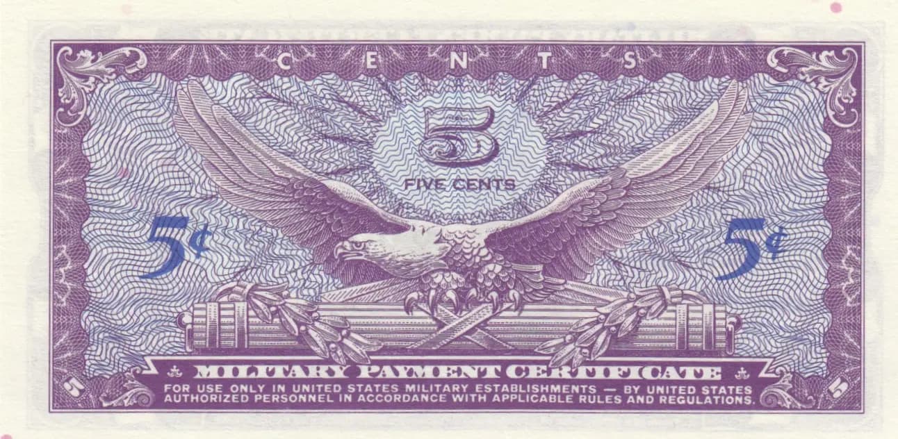 5 cents 1965 from United States of America, P-M57 (1965) — image 2