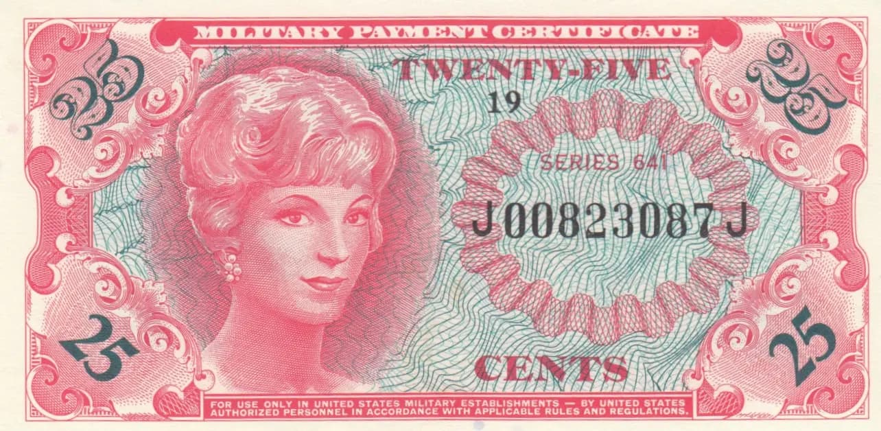 25 cents 1965 from United States of America, P-M59 (1965) — image 1