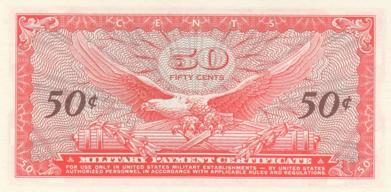 50 cents 1965 from United States of America, P-M60 (1965) — image 2